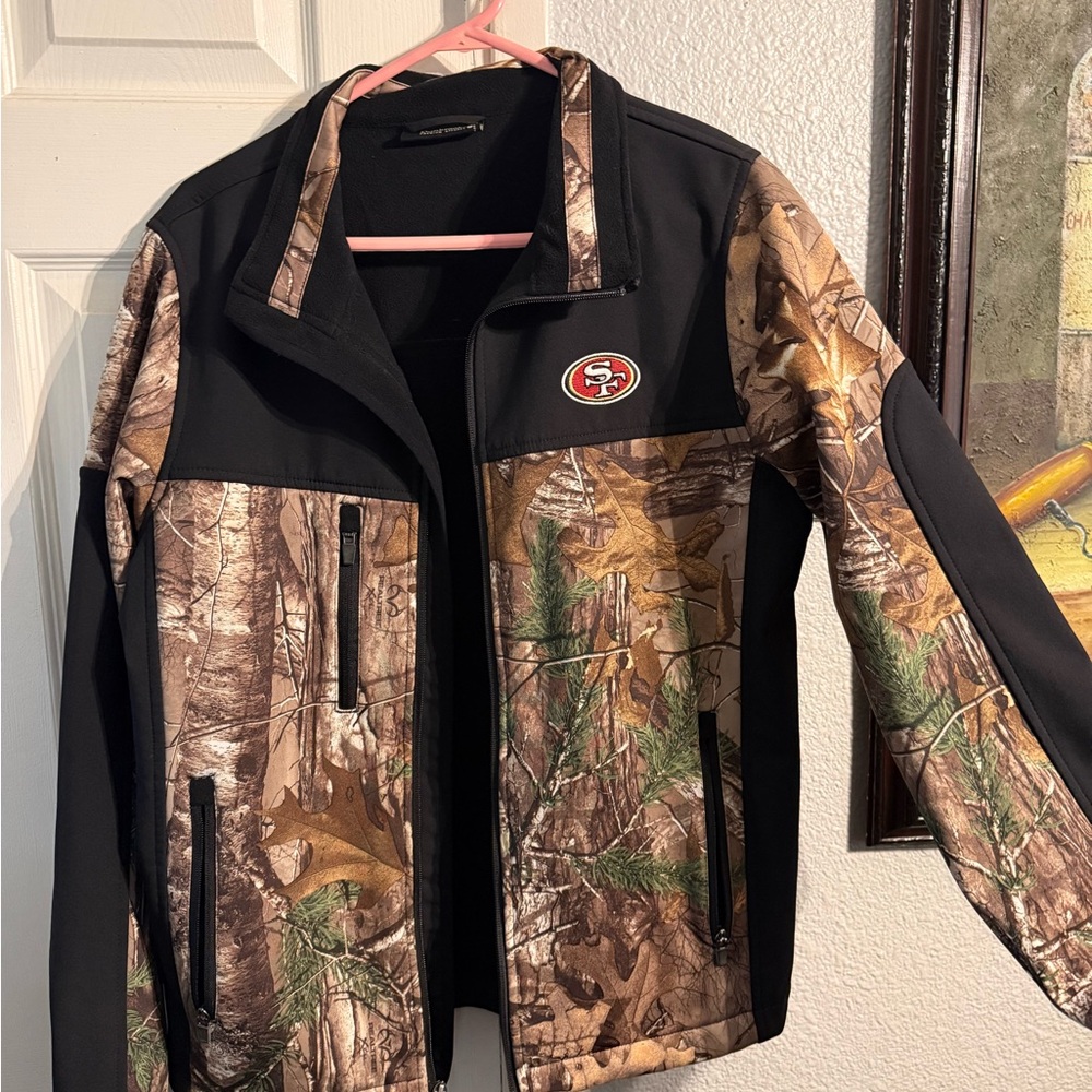 Dunbrooke Men's Camo Performance Jacket with Black Panels